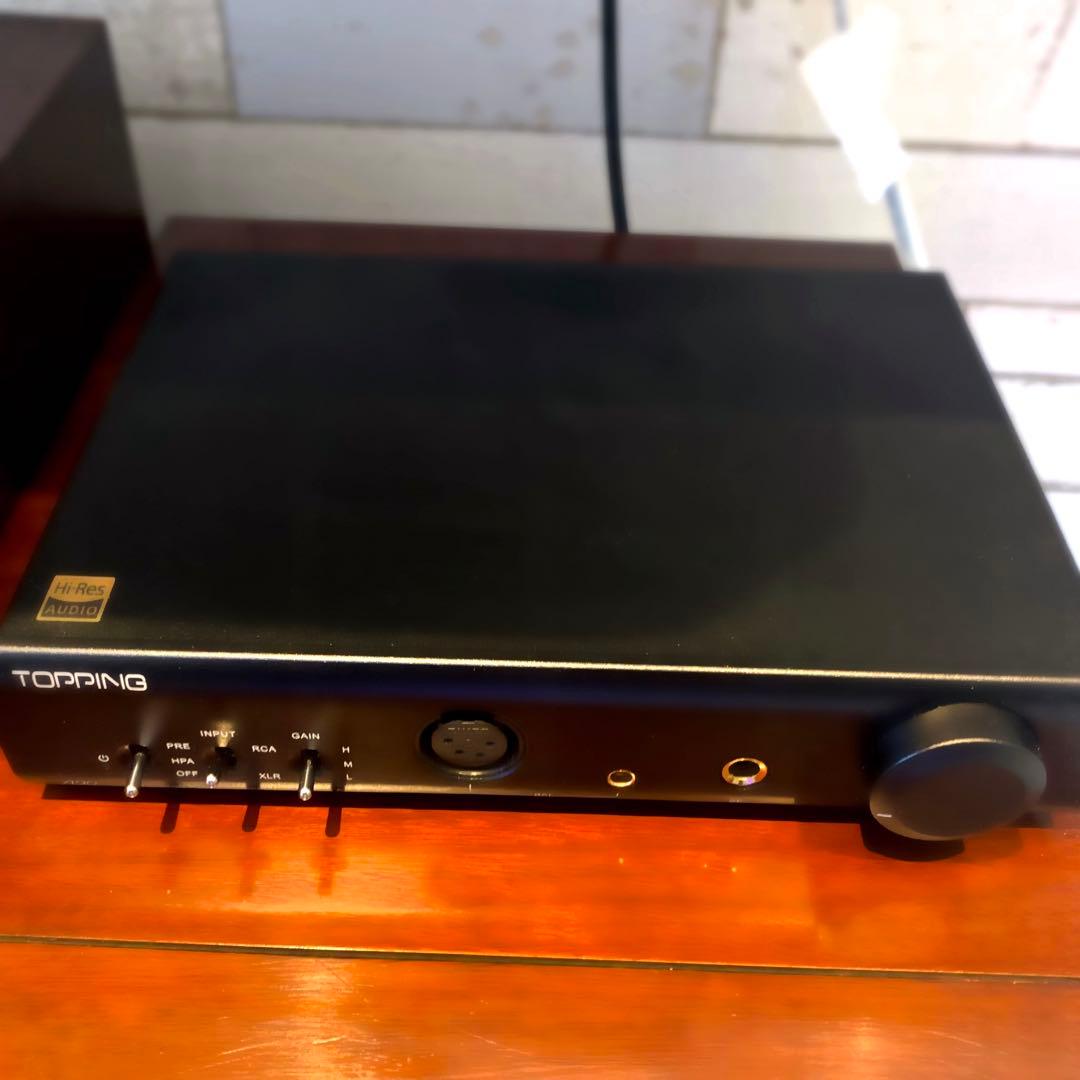 TOPPING A90 4.4mmバランス対応 ヘッドホンアンプ　プリアンプ