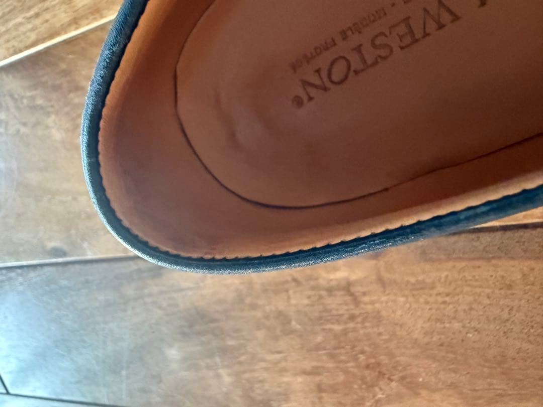 jmweston シグニチャーローファーネイビー