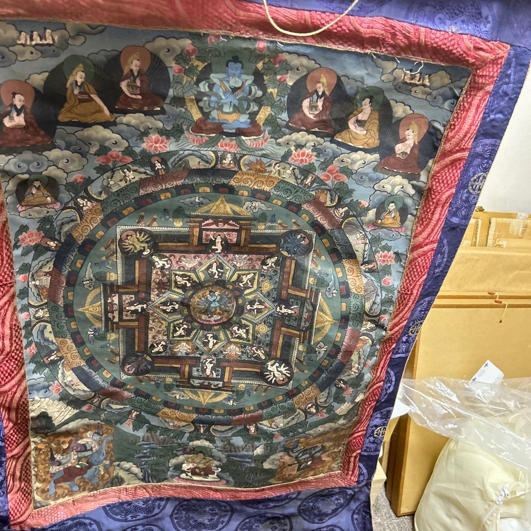 曼荼羅 絵画高さ110センチ×横71センチ