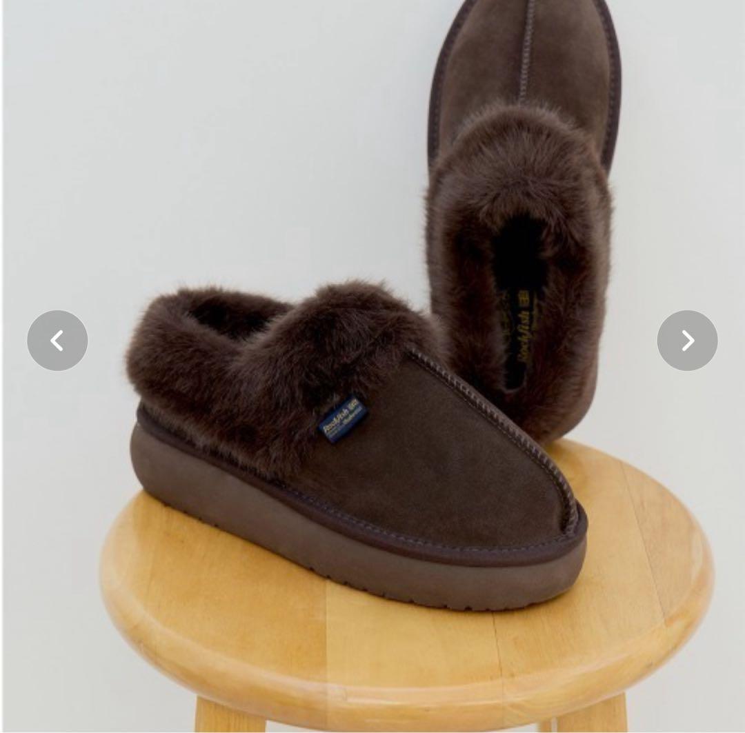 ROCKFISH WEATHERWEAR ファー スリッポン ムートンブーツ