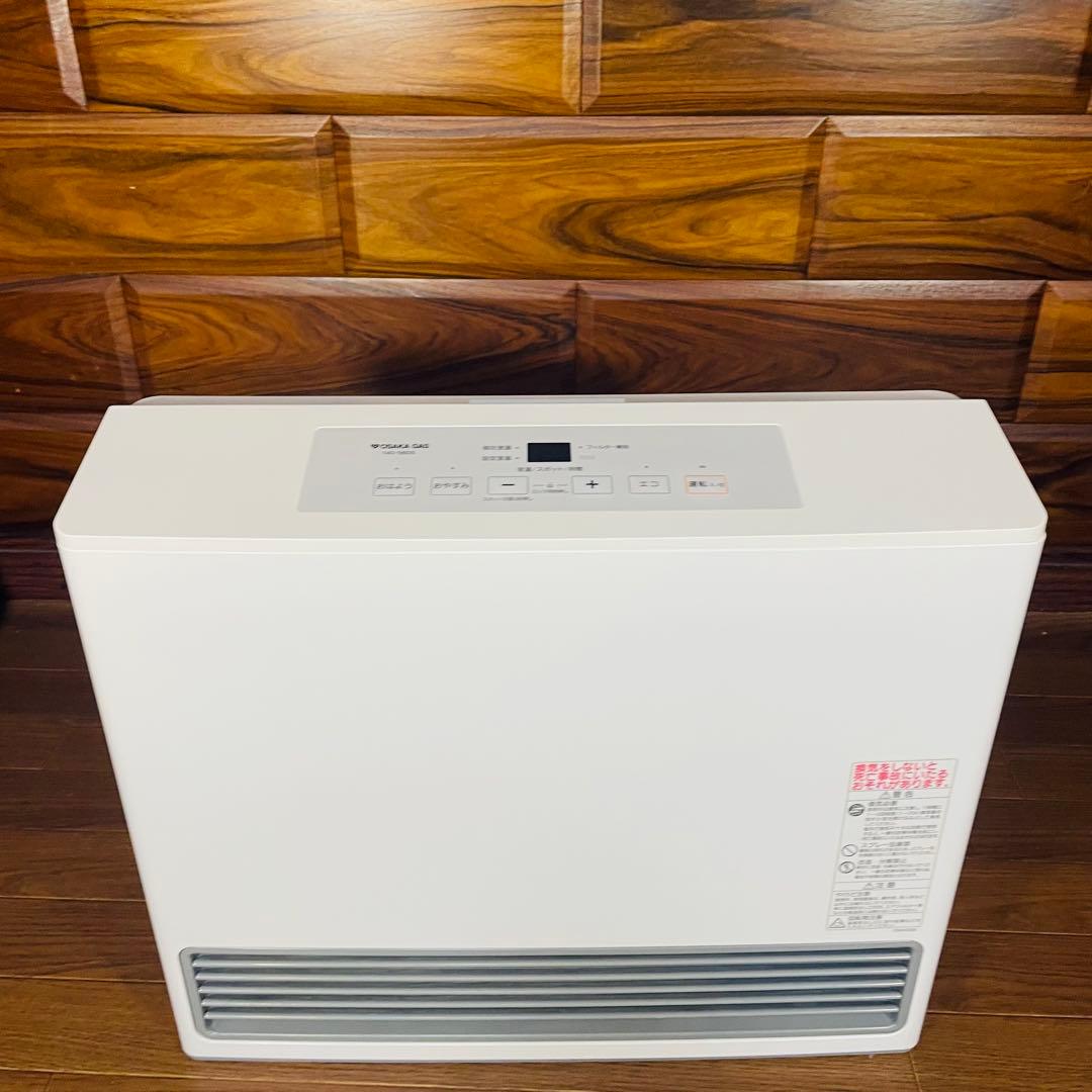 大容量 NORITZ ガスファンヒーター　GFH-5802S-W5 都市ガス用