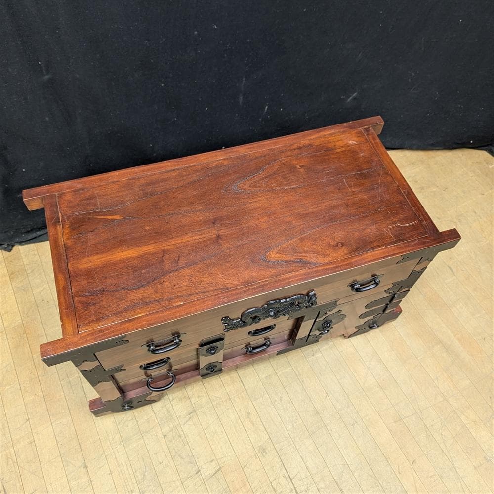 車箪笥　整理箪笥　時代家具　箪笥　タンス　たんす　引き出し　整理　収納　民芸