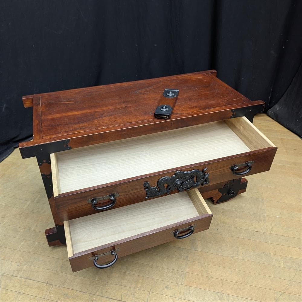 車箪笥　整理箪笥　時代家具　箪笥　タンス　たんす　引き出し　整理　収納　民芸