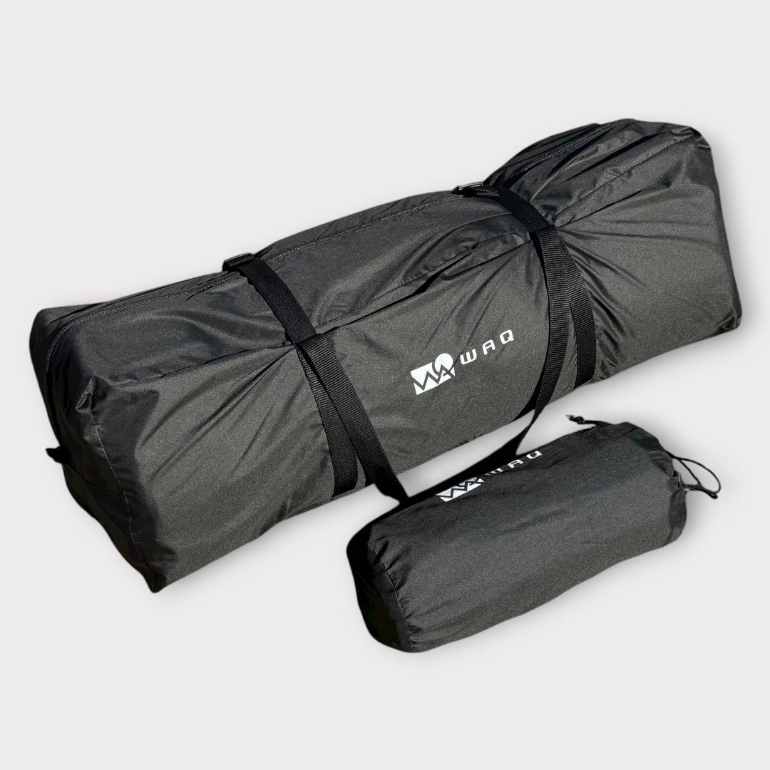 9284.WAQ インフレーターマット シングル 10cm ピロー付 ブラック