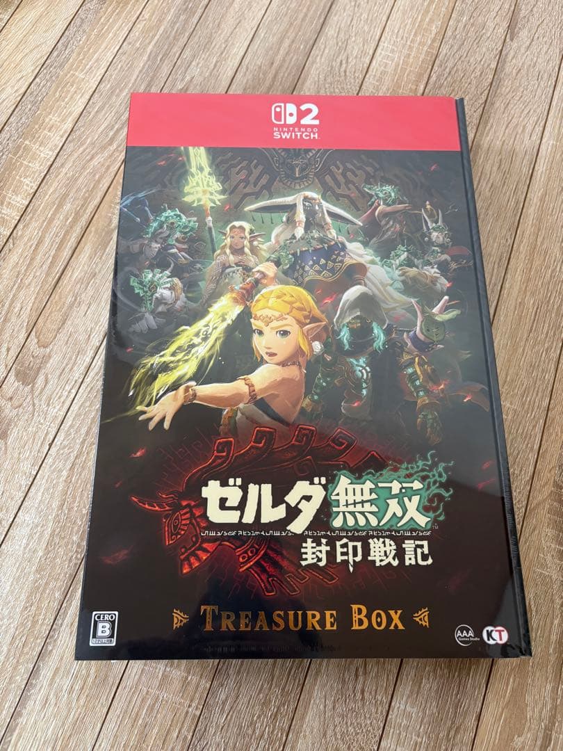 新品未開封　ゼルダ無双 封印戦記 TREASURE BOX ＆クリアファイル