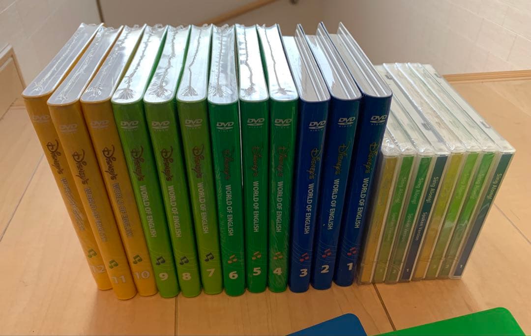 【Sing Along】DWE DVD 12枚　CD8枚　本　新子役　未開封多数