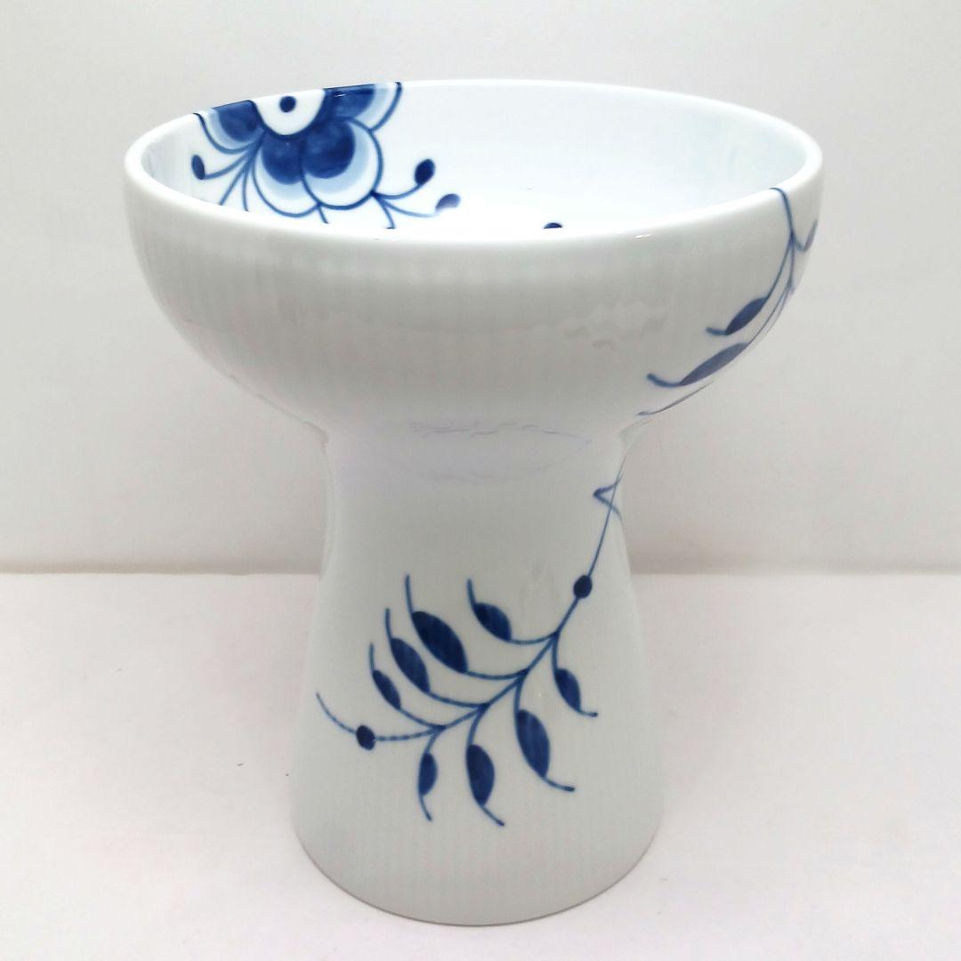 Y3332-7 ロイヤルコペンハーゲン ブルーフルーテッドメガ 大型花瓶 箱付