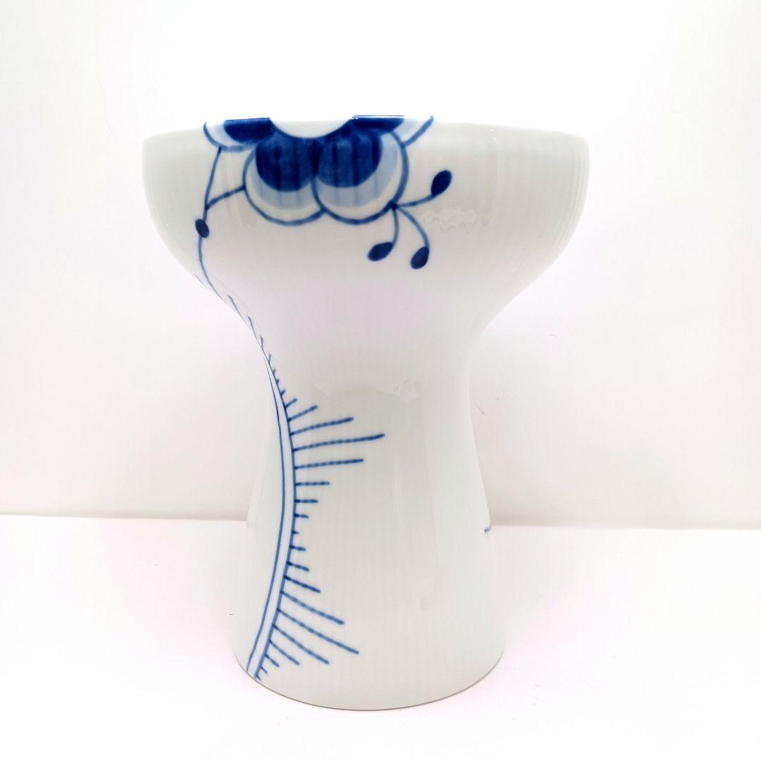 Y3332-7 ロイヤルコペンハーゲン ブルーフルーテッドメガ 大型花瓶 箱付