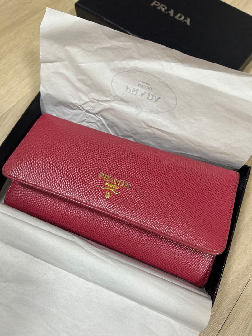美品PRADA♡長財布♡サフィアーノ