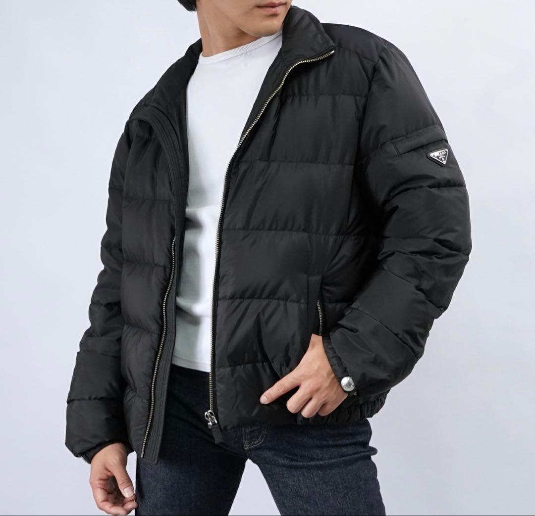 美品 PRADA ダウンジャケット 54 XL相当 メンズ SBG112