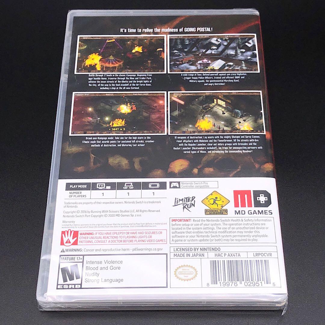 POSTAL Redux ポスタル リダックス 北米版 switch スイッチ
