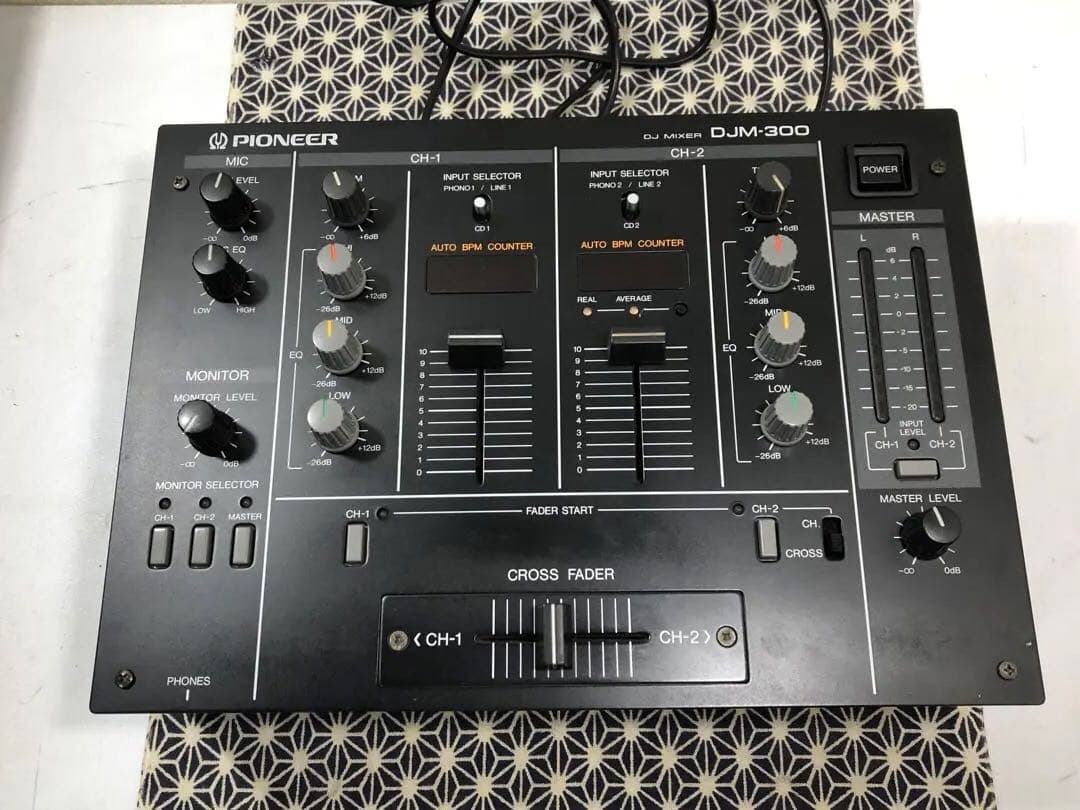 pioneer dj パイオニア　DJM-300 黒 フェーダーメンテナンス