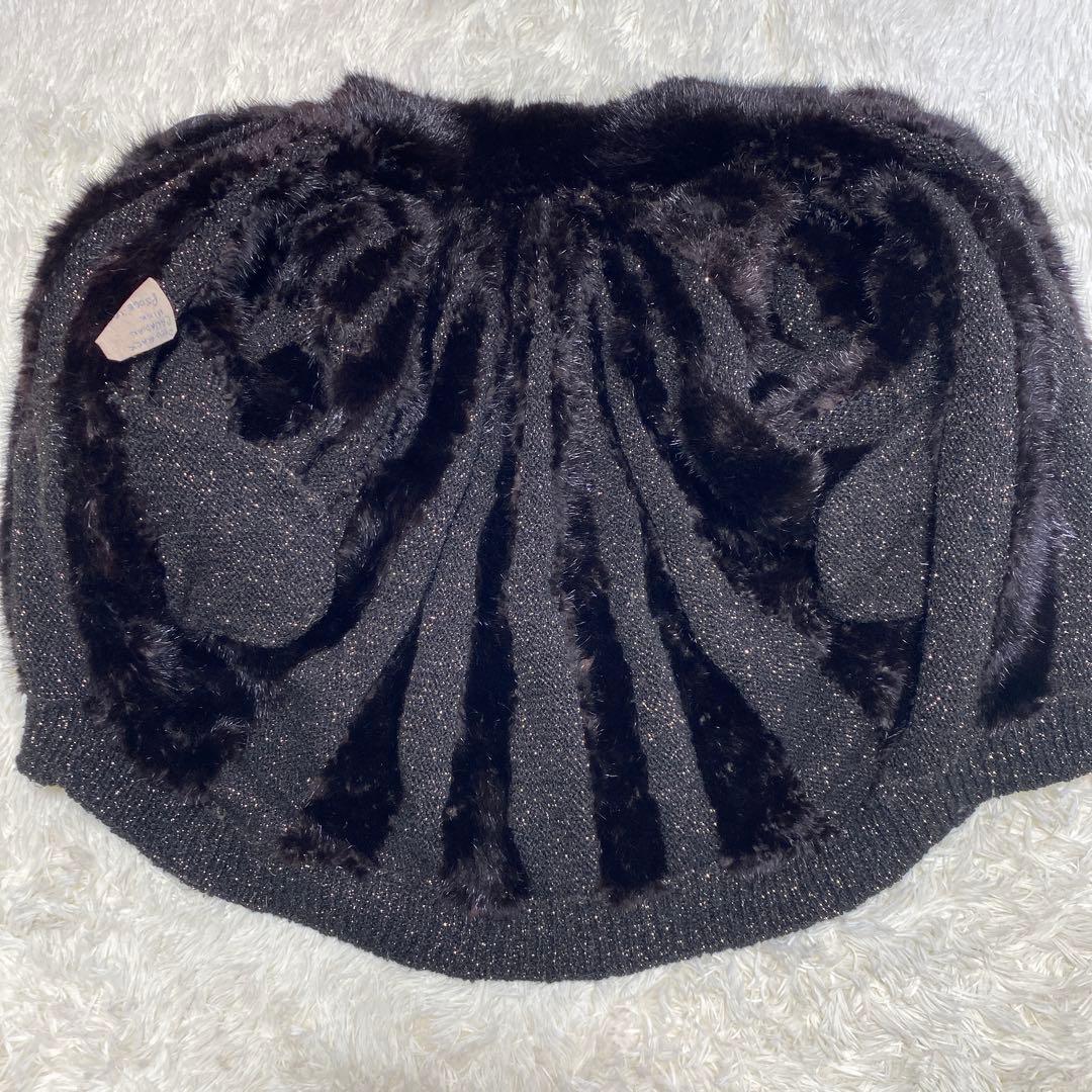 ポーラリシュマン　ビーバー ファー　ジャケット　カナダハンドメイド　ラメ