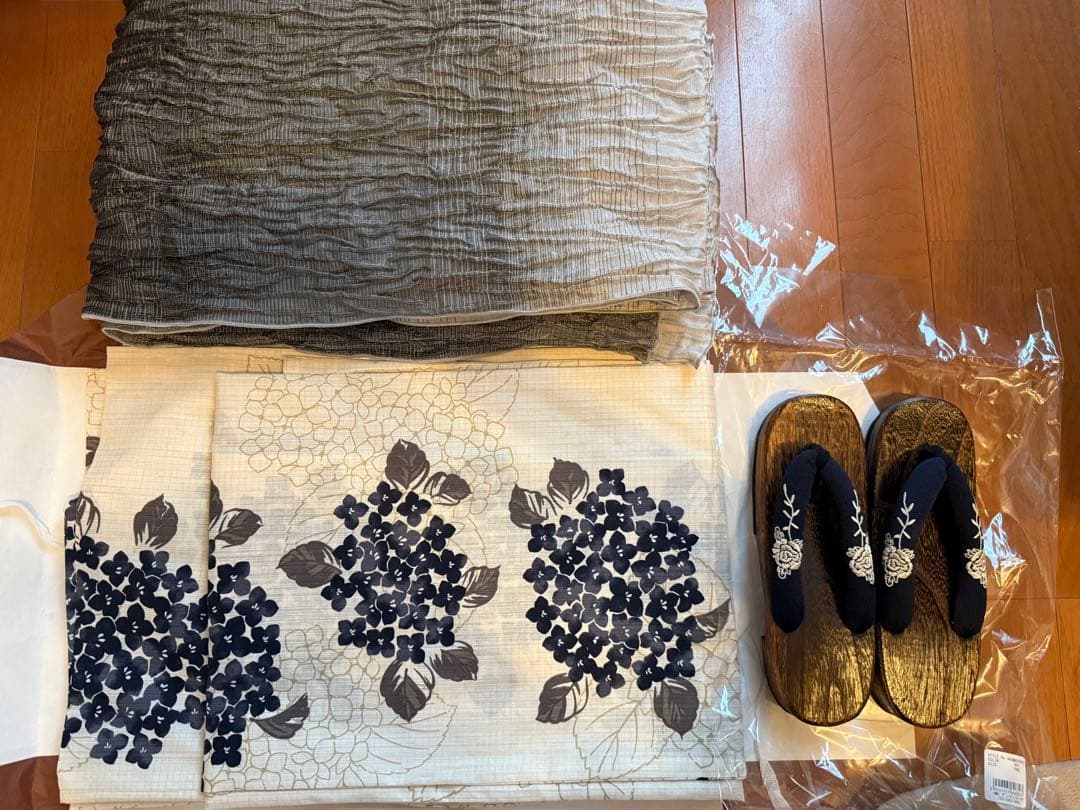 hinari浴衣　帯下駄セット