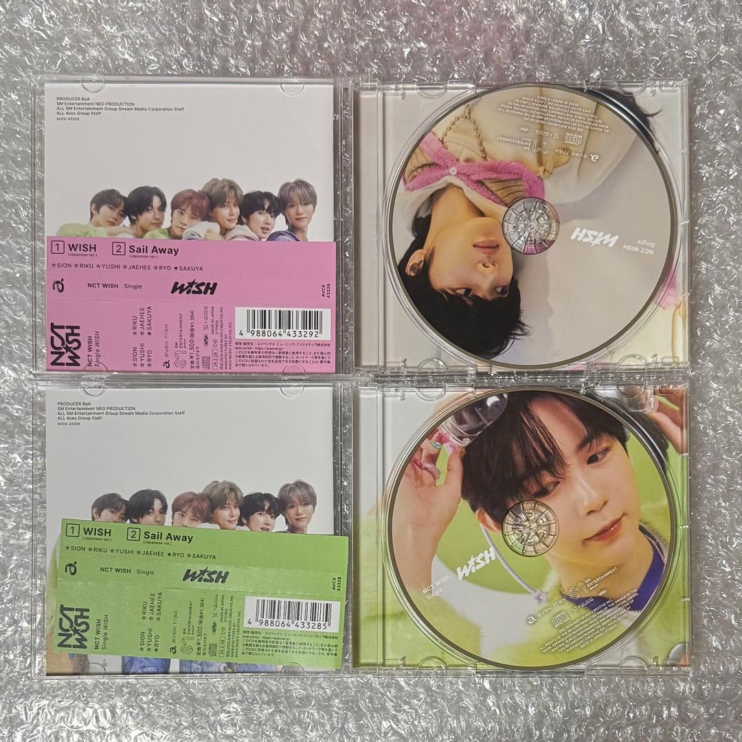 NCT WISH デビューシングル 『WISH』 初回限定盤 ソロ盤 コンプ