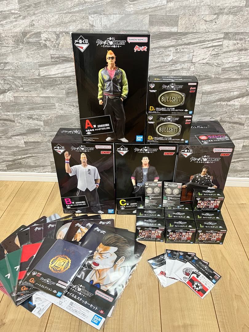 一番くじ クローズ＆WORST ～さすらいの鴉たち～ フィギュアコンプセット