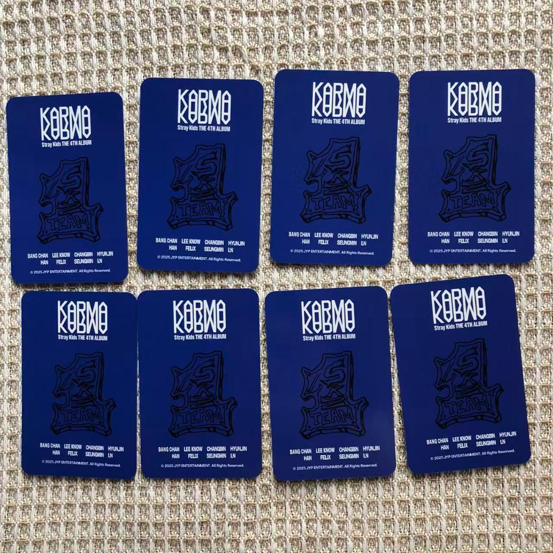 Straykids KARMA ポップアップ ユニフォーム トレカ 8枚