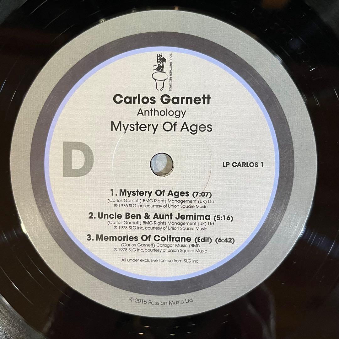 Carlos Garnett Mystery of Ages 500枚限定盤