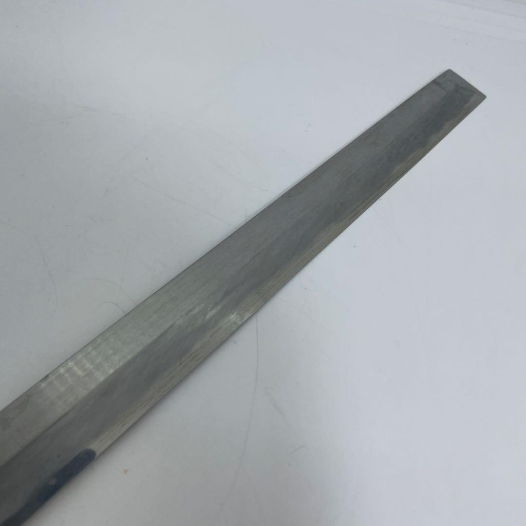 【ジャンク扱】青鋼 祐成 スケナリ 和包丁 32.7㎝ 鞘付き