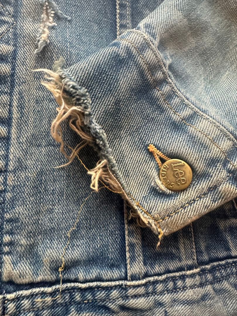 【70s抜群】Lee101-Jライダース デニムジャケット