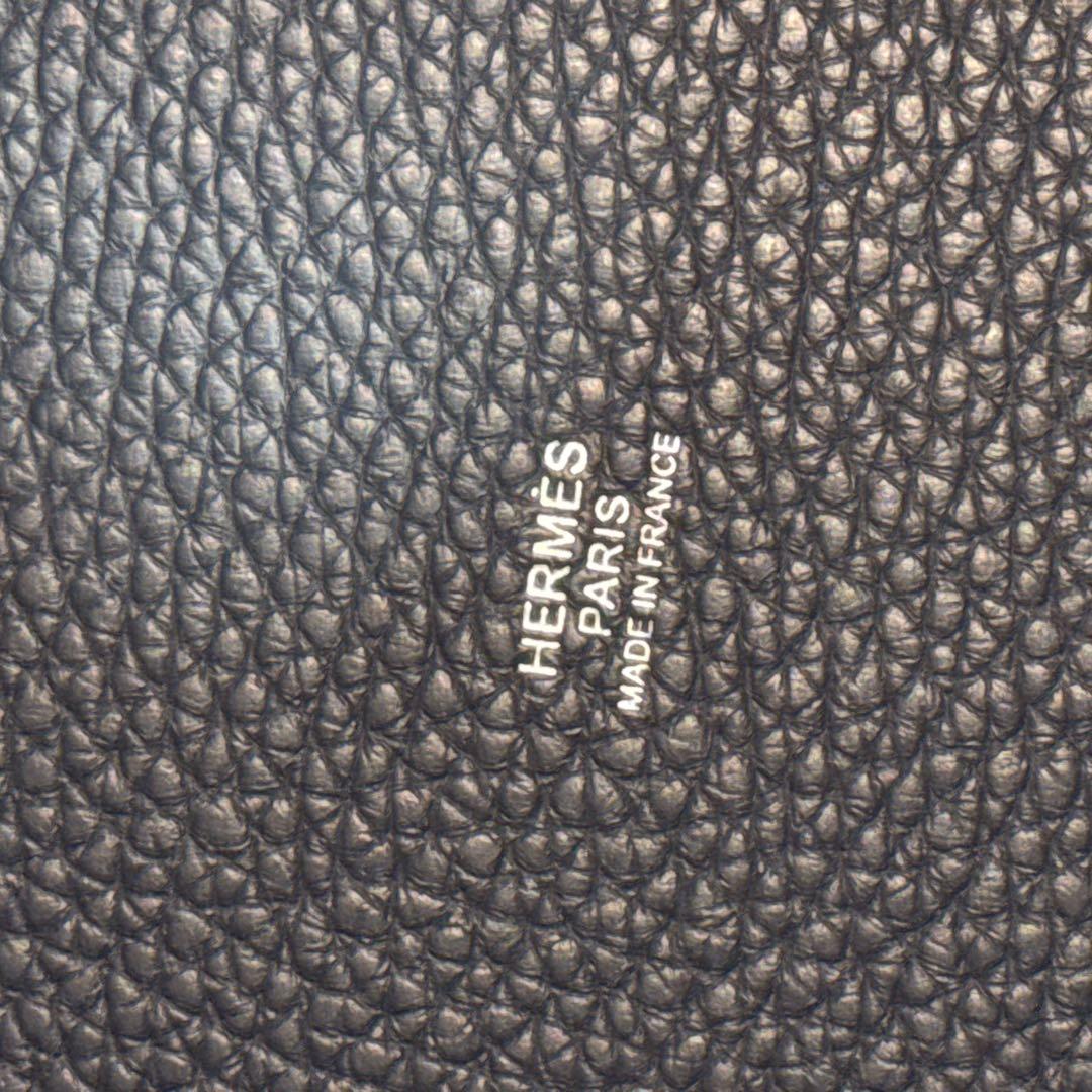 新品　HERMES エルメス ピコタンPM ブルーニュイ シルバー金具　18