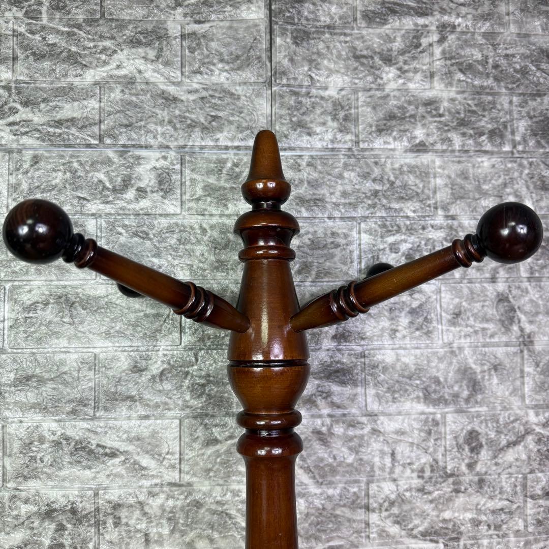 【美品】カリモク　ポールハンガー　コートハンガー　オールドロゴ　旧ロゴ