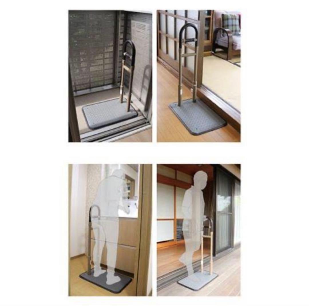 【美品】シコク BS小桜 高さ調整 介護 手すり 置き型 あがりかまち 段差