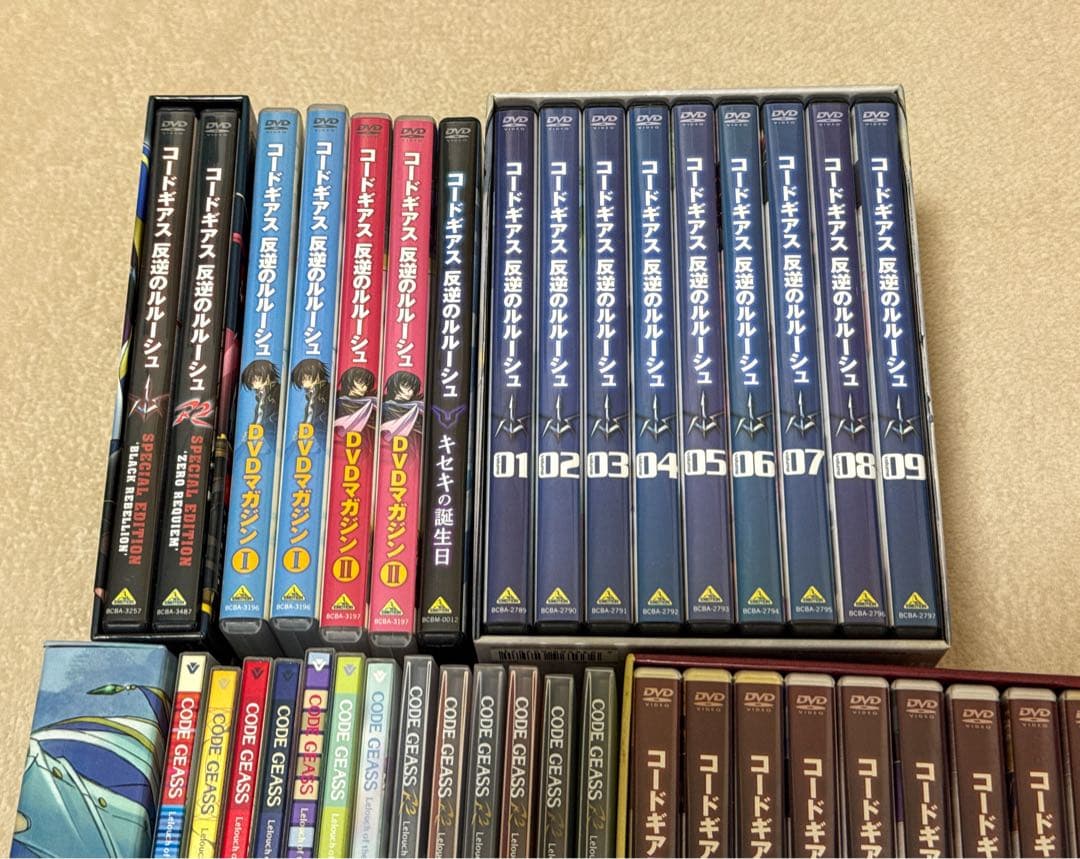 コードギアス DVD 1期2期 CD等多数