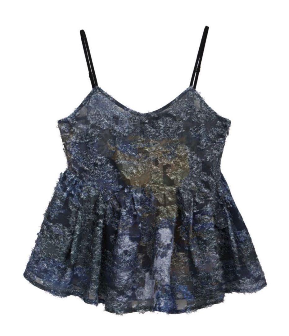 【限定値下げ】MEDI RACHEL FLUFFY ART CAMISOLE