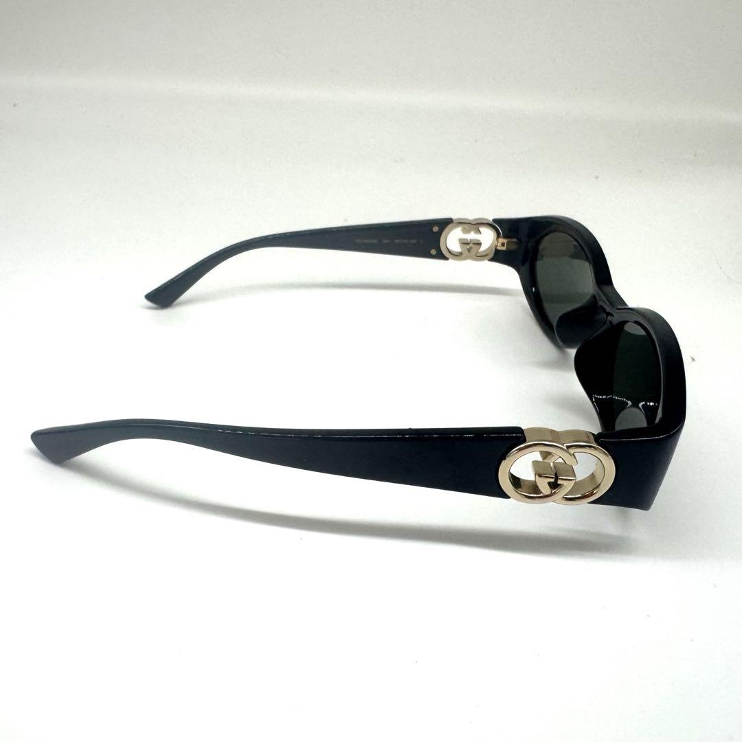 GUCCIグッチ オーバル サングラス GG柄 ゴールド 男女兼用