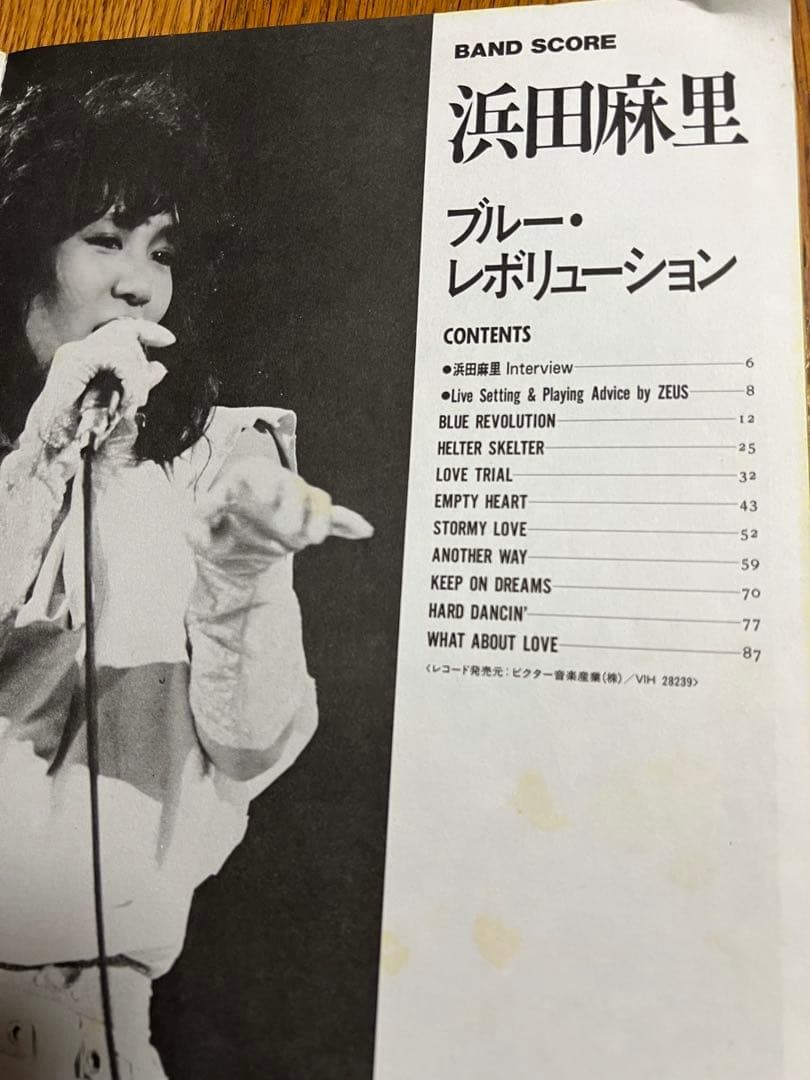 バンドスコア 6冊セット 浜田麻里3冊 アンルイス 山下久美子 GALSROCK