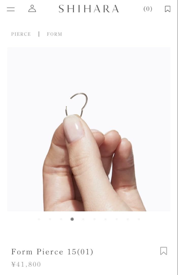 アクセサリー shihara Form Pierce 15(01)
