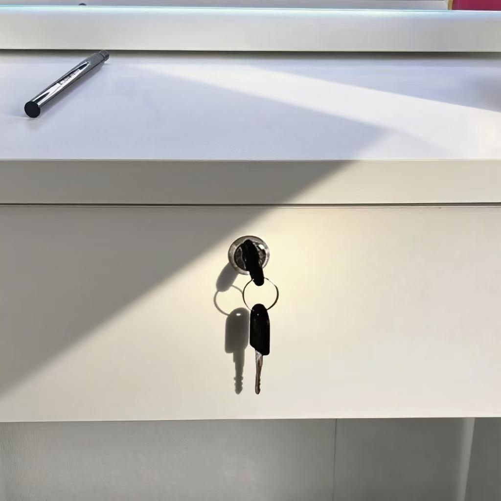 【美品】大容量収納ドレッサー ライト付き 訳あり品 写真をご確認 102-②