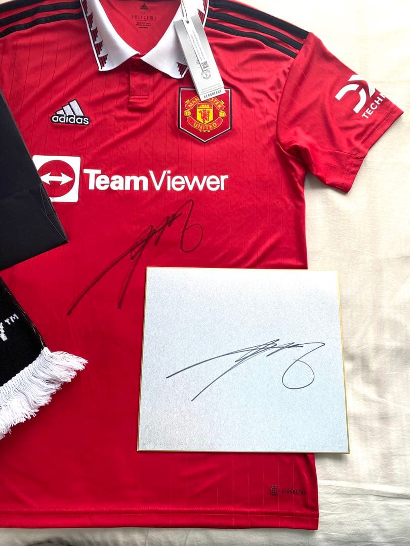週末セール✧*。 マンチェスターユナイテッド パクチソン 直筆サイン
