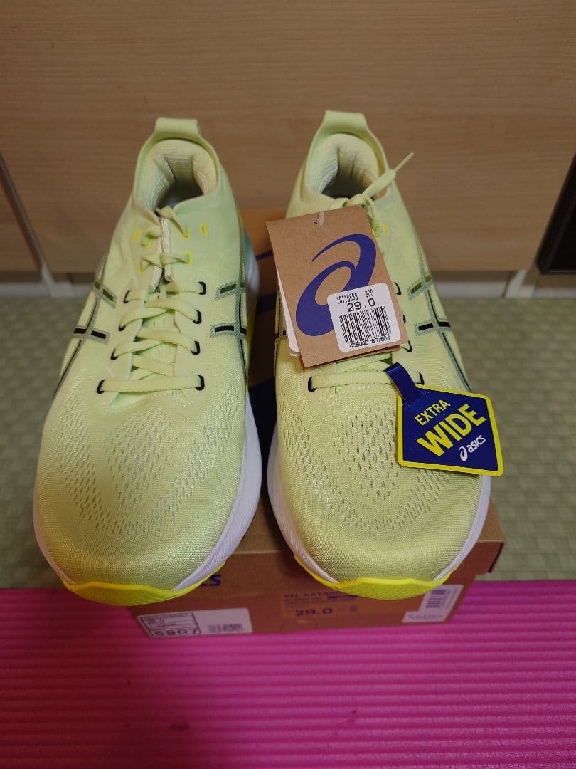 新品 未使用 幅 広 4E 29cm アシックス ゲル カヤノ 31 大きい