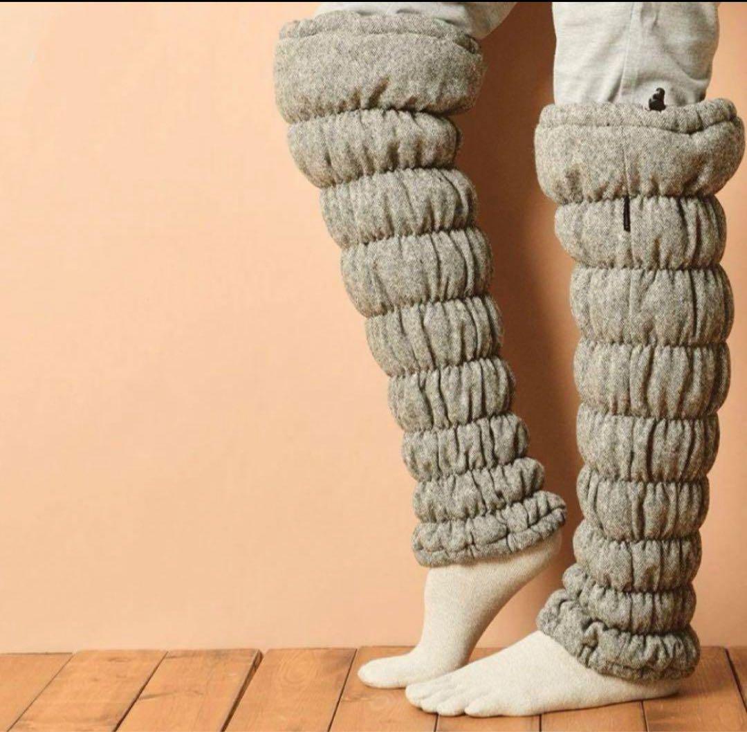 ルーヴルドー　復元ウォーマー　レッグウォーマー　ロング　グレー　新品未開封