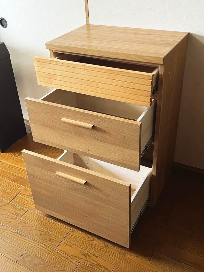 チェスト　3段　W60 D40 H90