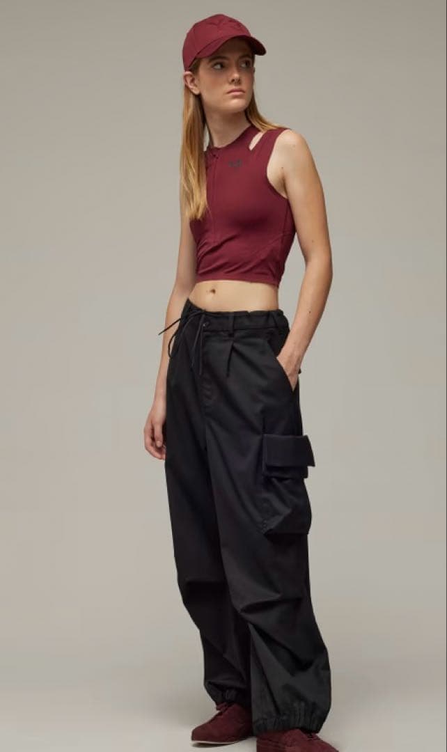 adidas Y-3 完売品 リファインド ウーブン カーゴパンツ ベルト付き