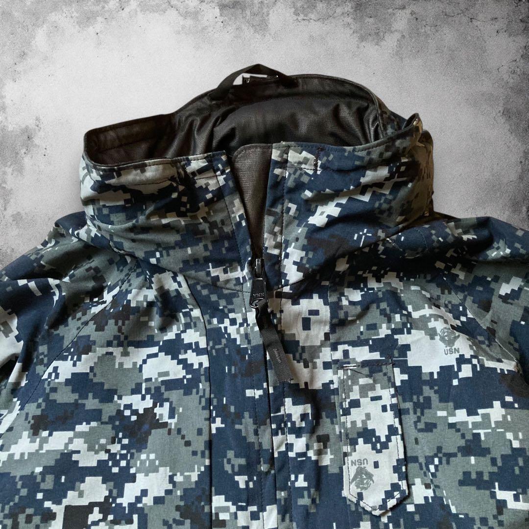 US.NAVY デジカモ ゴアテックスパーカー ECWCS ナイロンジャケット