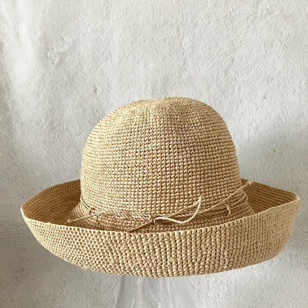 ヘレンカミンスキー ラフィア ローラブルハット ナチュラルベージュ