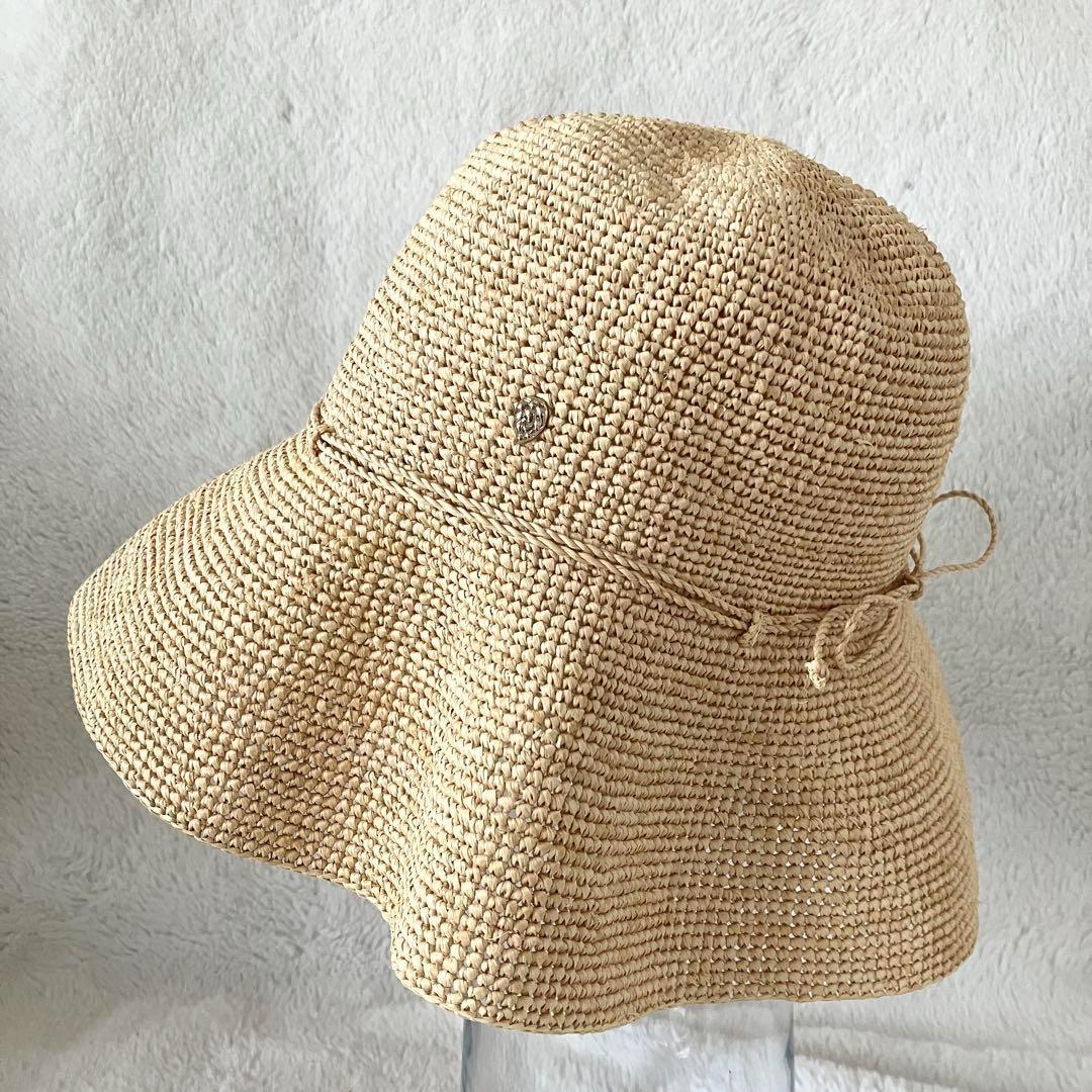 ヘレンカミンスキー ラフィア ローラブルハット ナチュラルベージュ