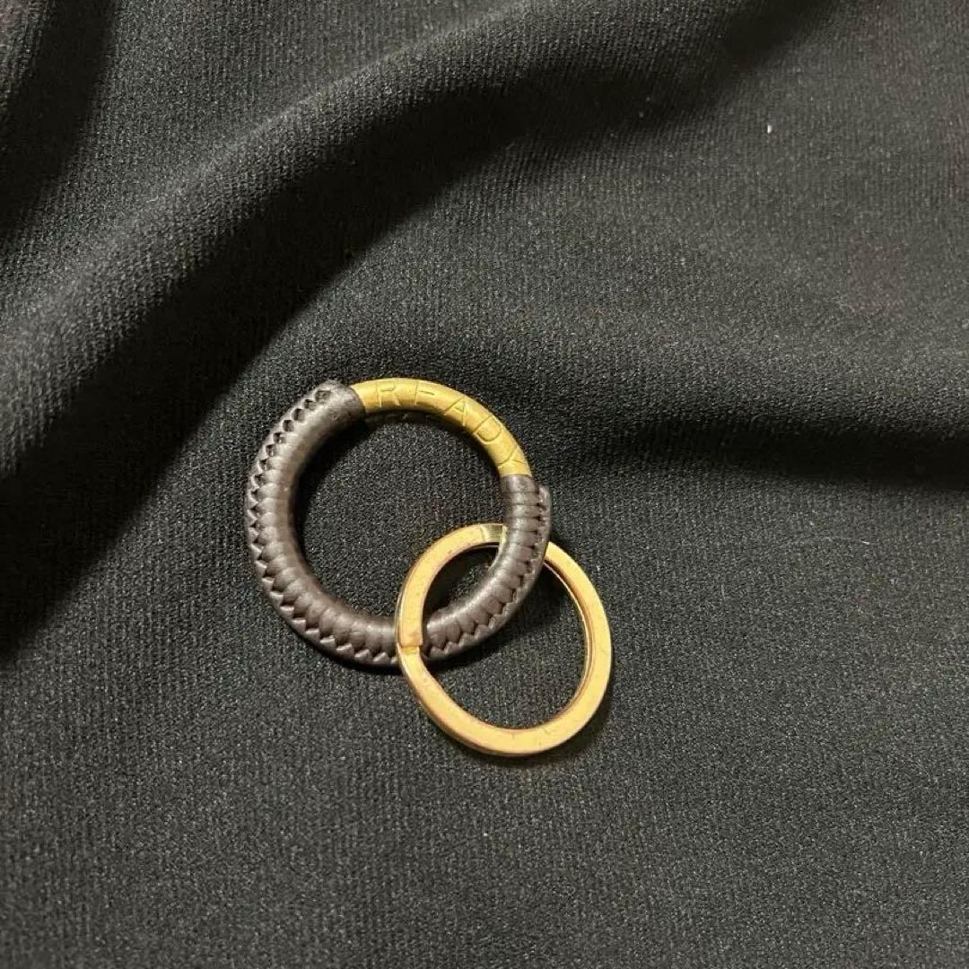 READY OBJECT キーリング　レザー　真鍮　ロンハーマン I’m OK