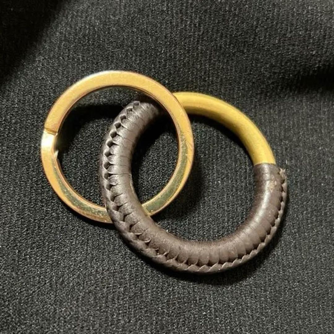 READY OBJECT キーリング　レザー　真鍮　ロンハーマン I’m OK