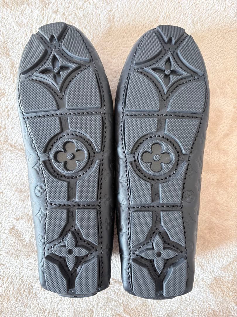 【新品】ルイヴィトン　革靴　モノグラム　ブラック