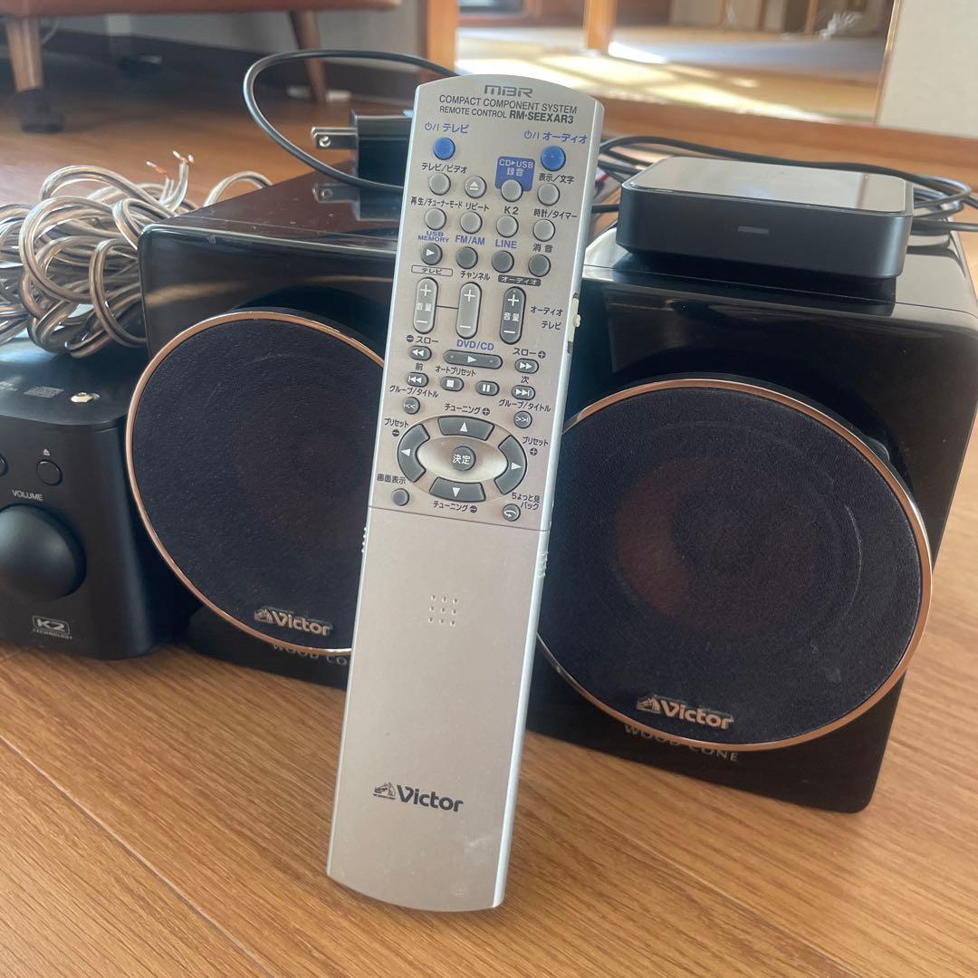 【Victor ミニコンポ】CD・DVDプレーヤー付き