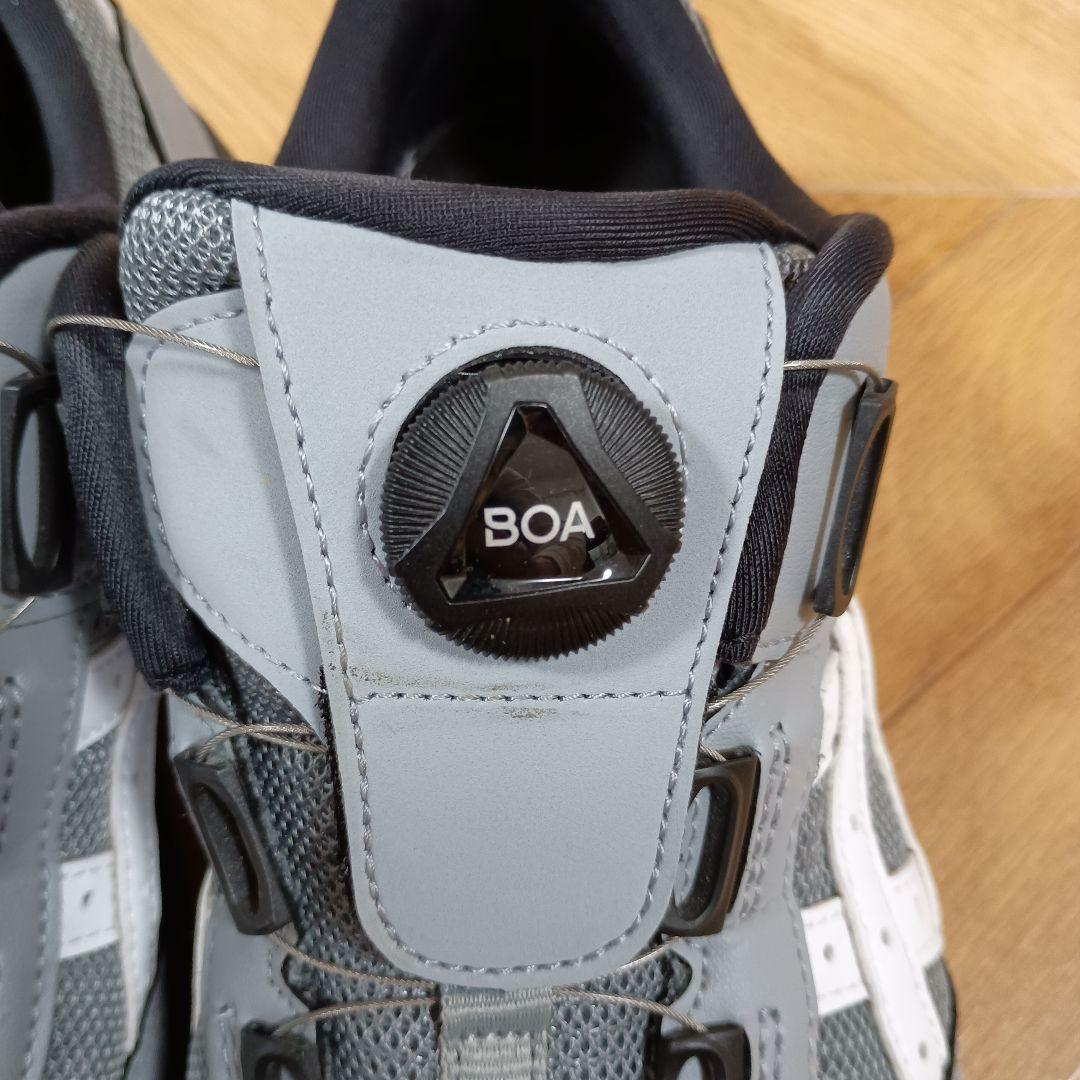 安全靴 アシックス BOA グレー 25センチ