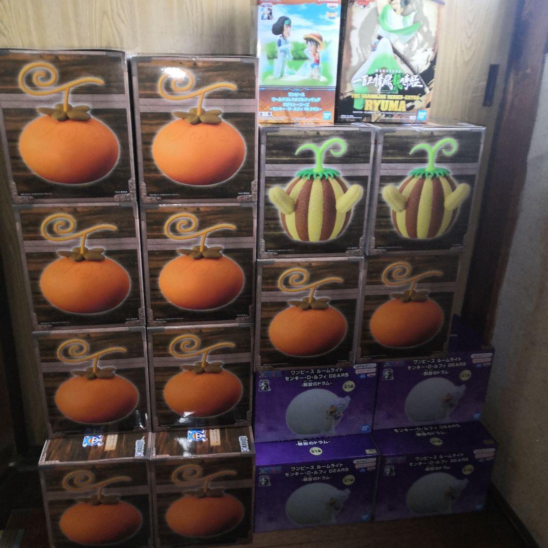ワンピースメイン　プライズ景品セット　ルームライト　フィギュア