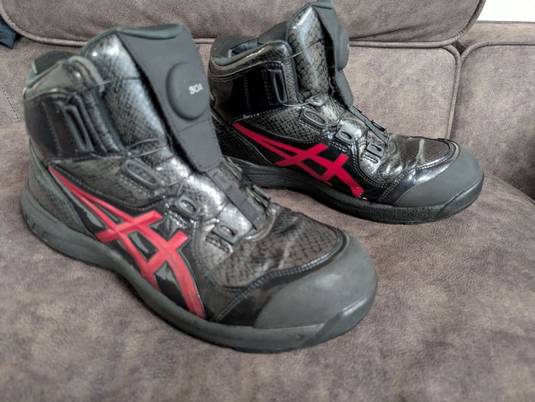 ざ*く様 アシックス 限定色 安全靴 ウィンジョブ CP304 ブラックエディシ