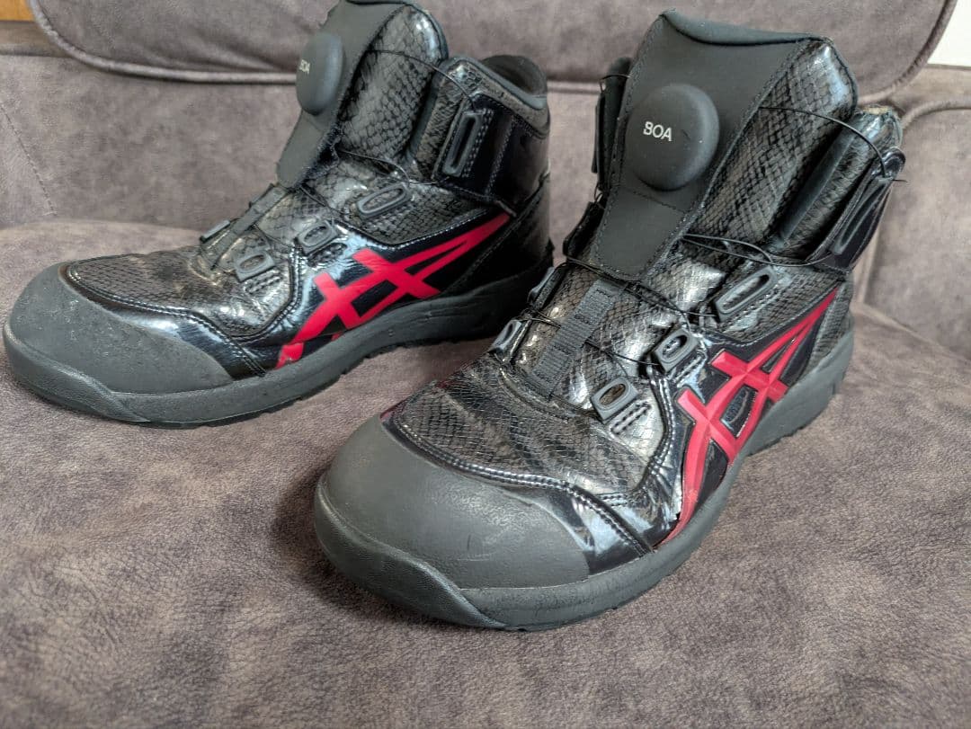 ざ*く様 アシックス 限定色 安全靴 ウィンジョブ CP304 ブラックエディシ