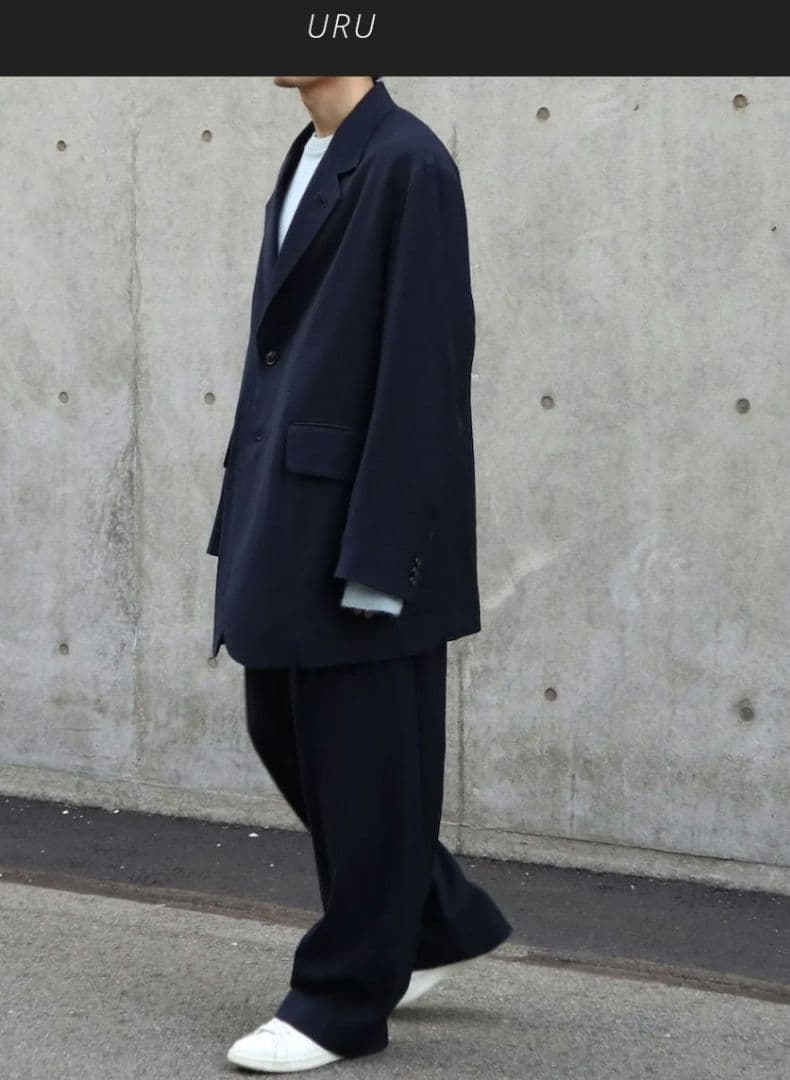 URU ウル　ウールレーヨンシルク　セットアップ URU TOKYO